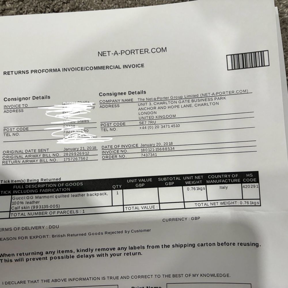 Gucci Marmont Quilted Backpack - Picture 10 of 10